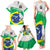 Brazil Jiujitsu Family Matching Tank Maxi Dress and Hawaiian Shirt BJJ 2024 Flag Vibes