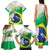 Brazil Jiujitsu Family Matching Tank Maxi Dress and Hawaiian Shirt BJJ 2024 Flag Vibes