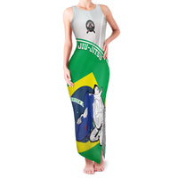 Brazil Jiujitsu Family Matching Tank Maxi Dress and Hawaiian Shirt BJJ 2024 Flag Vibes - Wonder Print Shop
