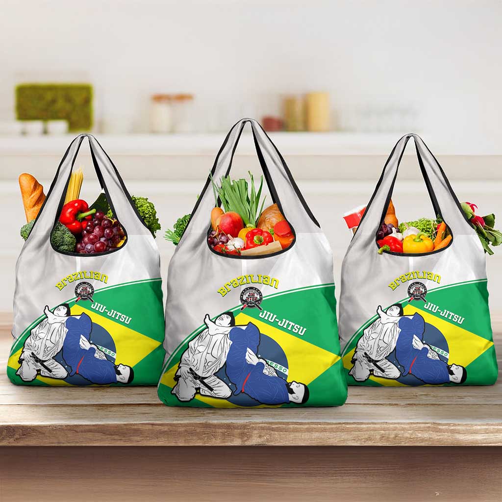 Brazil Jiujitsu Grocery Bag BJJ 2024 Flag Vibes
