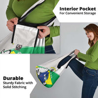 Brazil Jiujitsu Grocery Bag BJJ 2024 Flag Vibes
