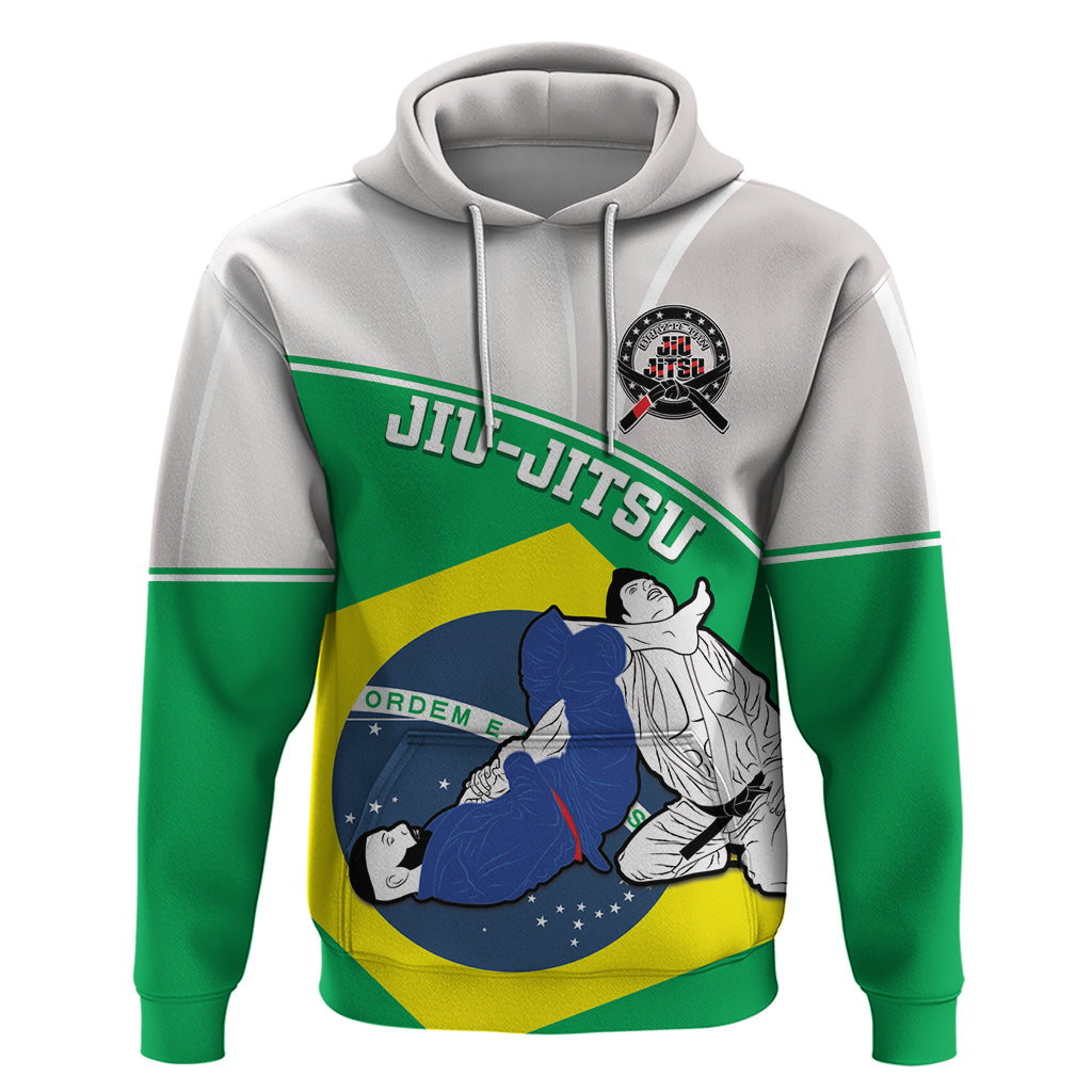 Brazil Jiujitsu Hoodie BJJ 2024 Flag Vibes - Wonder Print Shop