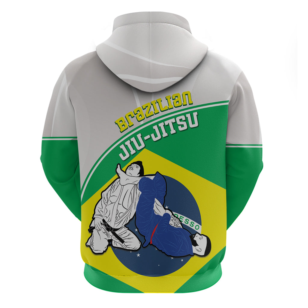Brazil Jiujitsu Hoodie BJJ 2024 Flag Vibes - Wonder Print Shop