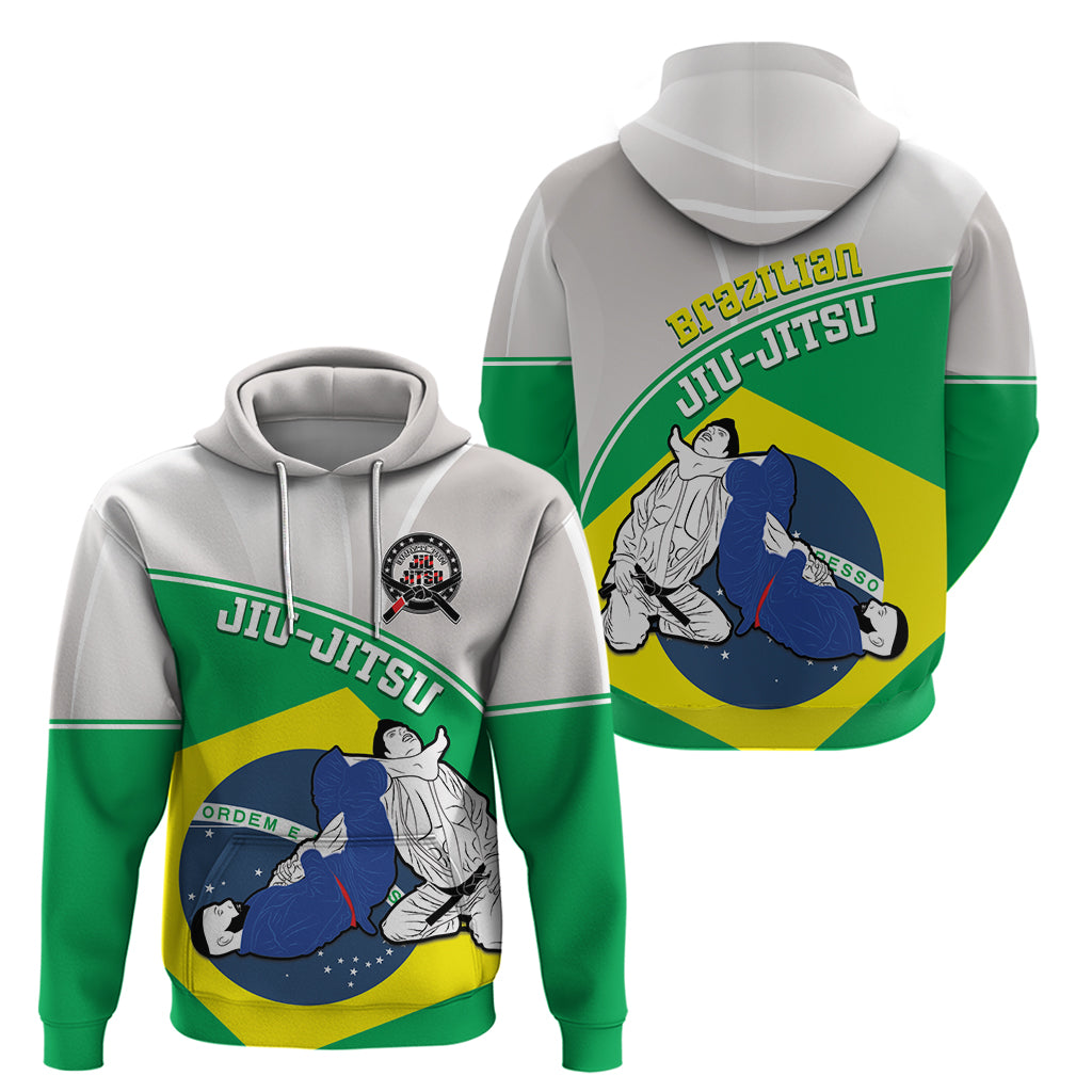 Brazil Jiujitsu Hoodie BJJ 2024 Flag Vibes - Wonder Print Shop