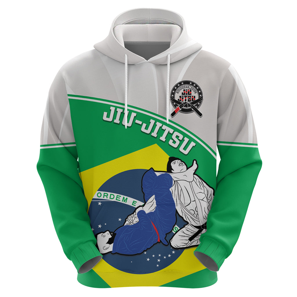 Brazil Jiujitsu Hoodie BJJ 2024 Flag Vibes - Wonder Print Shop