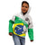 Brazil Jiujitsu Kid Hoodie BJJ 2024 Flag Vibes