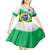 Brazil Jiujitsu Kid Short Sleeve Dress BJJ 2024 Flag Vibes