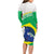 Brazil Jiujitsu Long Sleeve Bodycon Dress BJJ 2024 Flag Vibes - Wonder Print Shop