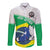 Brazil Jiujitsu Long Sleeve Button Shirt BJJ 2024 Flag Vibes