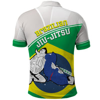 Brazil Jiujitsu Polo Shirt BJJ 2024 Flag Vibes - Wonder Print Shop