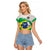Brazil Jiujitsu Raglan Cropped T Shirt BJJ 2024 Flag Vibes - Wonder Print Shop