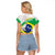 Brazil Jiujitsu Raglan Cropped T Shirt BJJ 2024 Flag Vibes - Wonder Print Shop