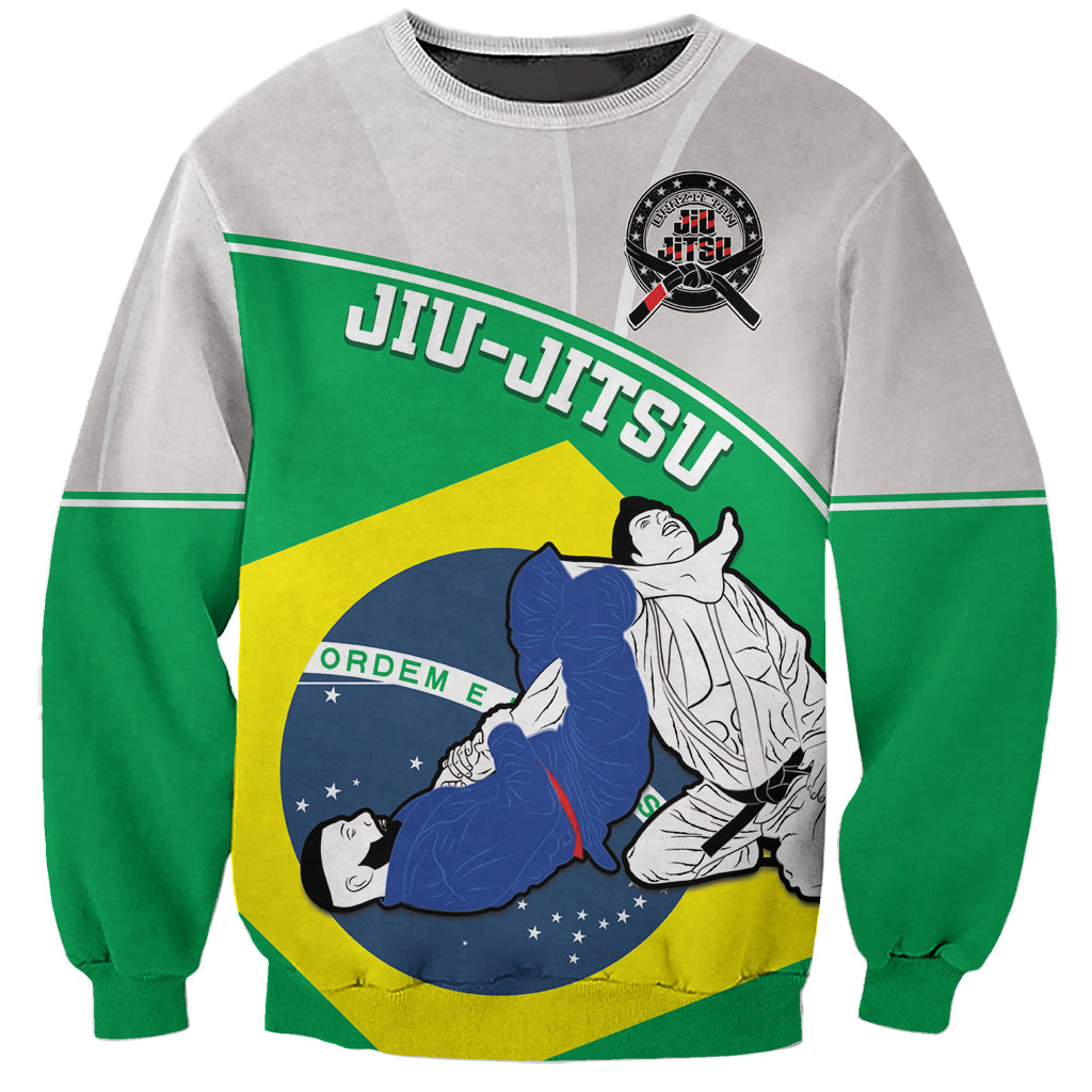 Brazil Jiujitsu Sweatshirt BJJ 2024 Flag Vibes - Wonder Print Shop
