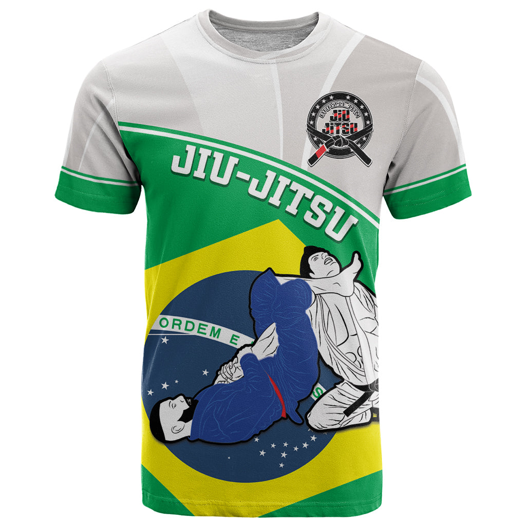 Brazil Jiujitsu T Shirt BJJ 2024 Flag Vibes - Wonder Print Shop