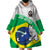 Brazil Jiujitsu Wearable Blanket Hoodie BJJ 2024 Flag Vibes