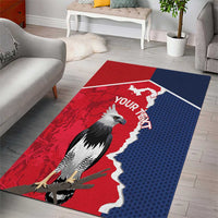 Panama 2026 Football Custom Area Rug Los Canaleros Harpy Eagle