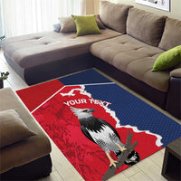 Panama 2026 Football Custom Area Rug Los Canaleros Harpy Eagle