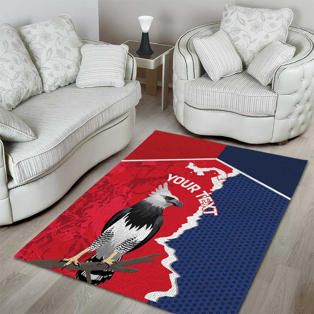 Panama 2026 Football Custom Area Rug Los Canaleros Harpy Eagle