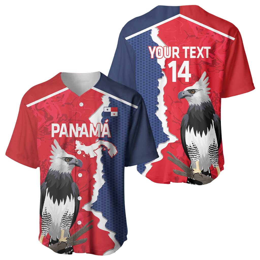 Panama 2026 Football Custom Baseball Jersey Los Canaleros Harpy Eagle