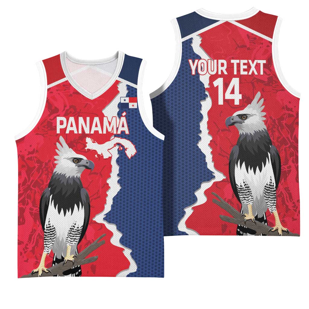 Panama 2026 Football Custom Basketball Jersey Los Canaleros Harpy Eagle