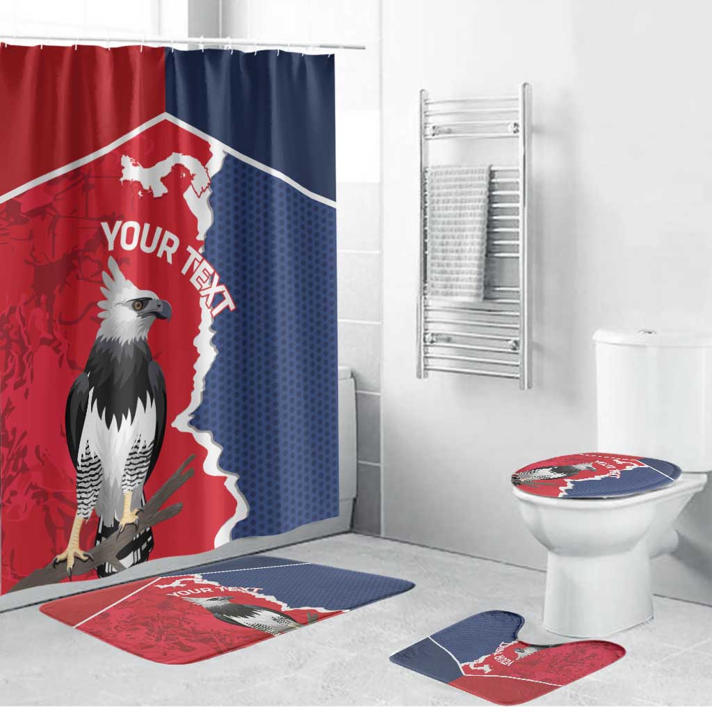 Panama 2026 Football Custom Bathroom Set Los Canaleros Harpy Eagle