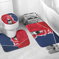 Panama 2026 Football Custom Bathroom Set Los Canaleros Harpy Eagle