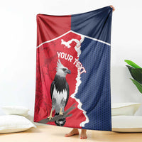 Panama 2026 Football Custom Blanket Los Canaleros Harpy Eagle