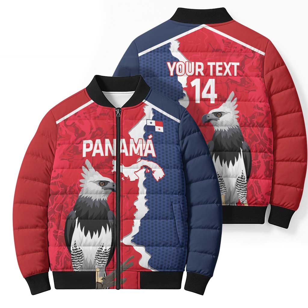 Panama 2026 Football Custom Bomber Puffer Jacket Los Canaleros Harpy Eagle