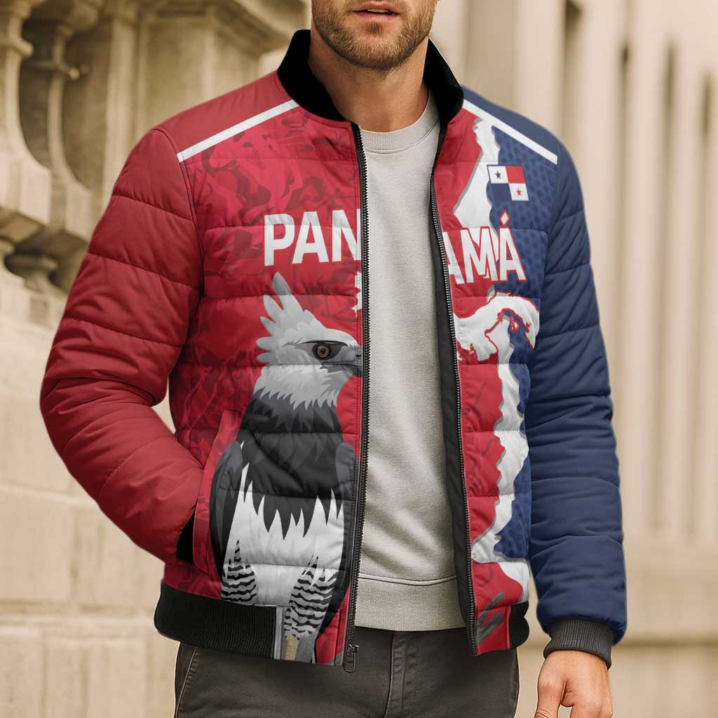 Panama 2026 Football Custom Bomber Puffer Jacket Los Canaleros Harpy Eagle