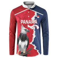 Panama 2026 Football Custom Button Sweatshirt Los Canaleros Harpy Eagle