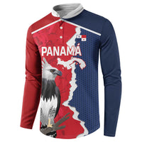 Panama 2026 Football Custom Button Sweatshirt Los Canaleros Harpy Eagle