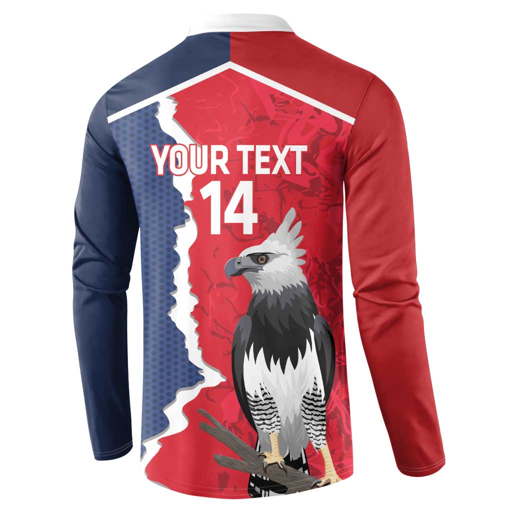 Panama 2026 Football Custom Button Sweatshirt Los Canaleros Harpy Eagle