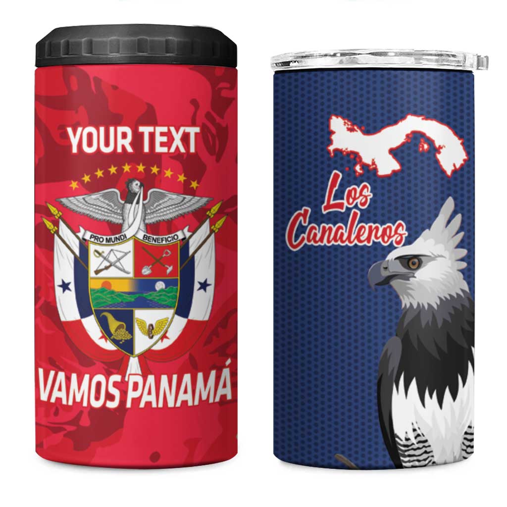 Panama 2026 Football Custom 4 in 1 Can Cooler Tumbler Los Canaleros Harpy Eagle
