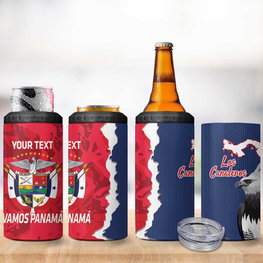 Panama 2026 Football Custom 4 in 1 Can Cooler Tumbler Los Canaleros Harpy Eagle