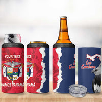 Panama 2026 Football Custom 4 in 1 Can Cooler Tumbler Los Canaleros Harpy Eagle