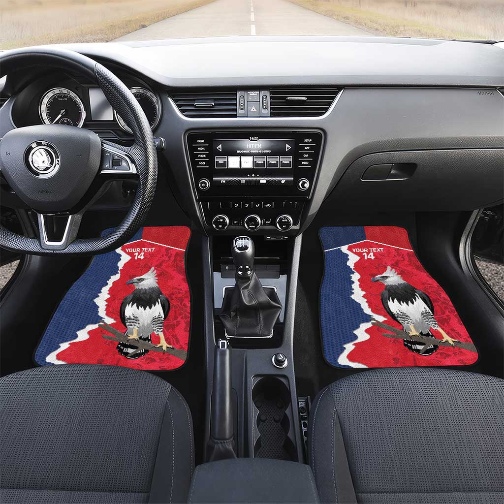 Panama 2026 Football Custom Car Mats Los Canaleros Harpy Eagle