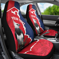Panama 2026 Football Custom Car Seat Cover Los Canaleros Harpy Eagle