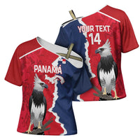 Panama 2026 Football Custom Cross Shoulder Shirt Los Canaleros Harpy Eagle