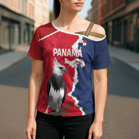 Panama 2026 Football Custom Cross Shoulder Shirt Los Canaleros Harpy Eagle