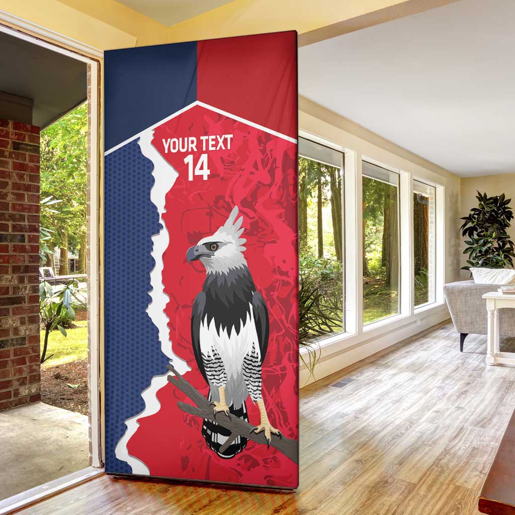 Panama 2026 Football Custom Door Cover Los Canaleros Harpy Eagle