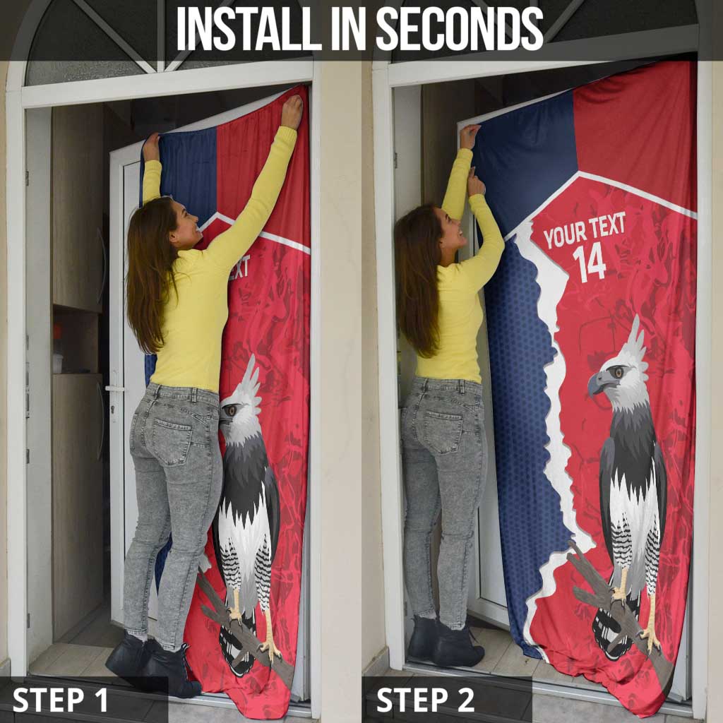 Panama 2026 Football Custom Door Cover Los Canaleros Harpy Eagle