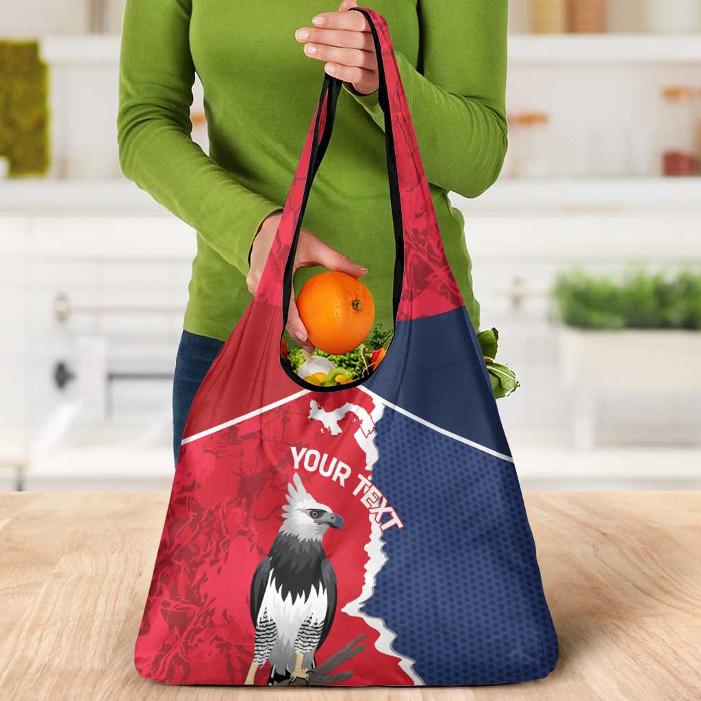 Panama 2026 Football Custom Grocery Bag Los Canaleros Harpy Eagle