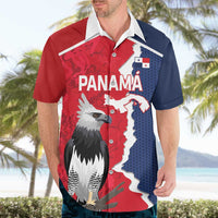 Panama 2026 Football Custom Hawaiian Shirt Los Canaleros Harpy Eagle