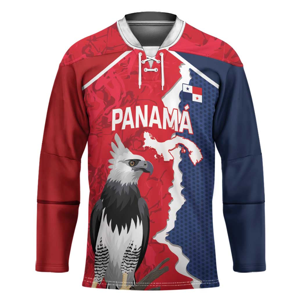 Panama 2026 Football Custom Hockey Jersey Los Canaleros Harpy Eagle
