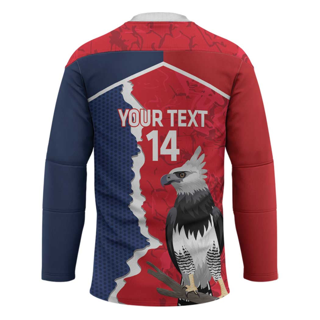 Panama 2026 Football Custom Hockey Jersey Los Canaleros Harpy Eagle