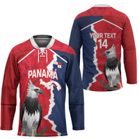 Panama 2026 Football Custom Hockey Jersey Los Canaleros Harpy Eagle