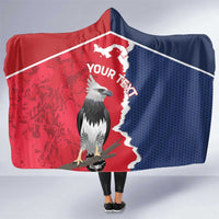 Panama 2026 Football Custom Hooded Blanket Los Canaleros Harpy Eagle