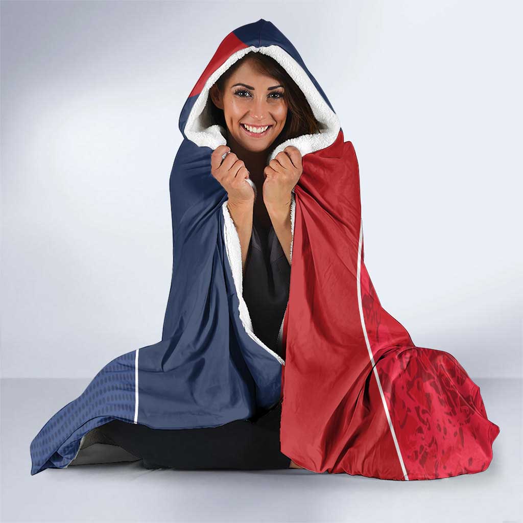 Panama 2026 Football Custom Hooded Blanket Los Canaleros Harpy Eagle