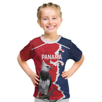 Panama 2026 Football Custom Kid T Shirt Los Canaleros Harpy Eagle