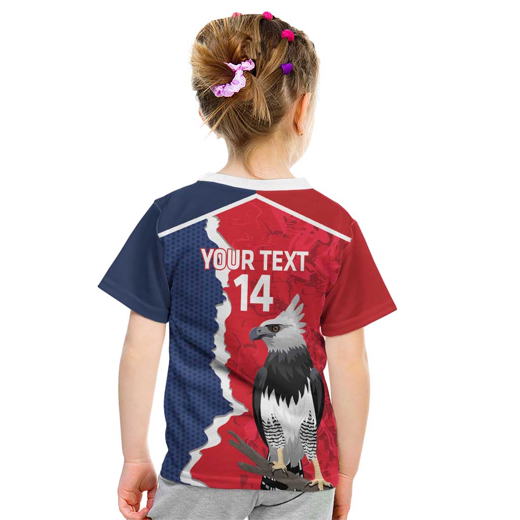 Panama 2026 Football Custom Kid T Shirt Los Canaleros Harpy Eagle